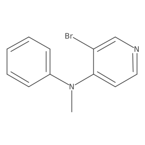 3-Bromo-N-methyl-N-phenylpyridin-4-amine Structure