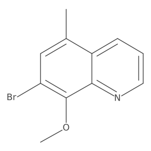 7-Bromo-8-methoxy-5-methylquinoline Structure
