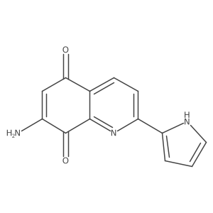7-Amino-2-(1h-pyrrol-2-yl)-5,8-quinolinedione Structure