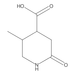 5-Methyl-2-oxopiperidine-4-carboxylic acid结构式