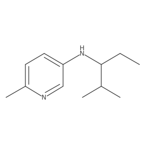6-methyl-N-(2-methylpentan-3-yl)pyridin-3-amine Structure