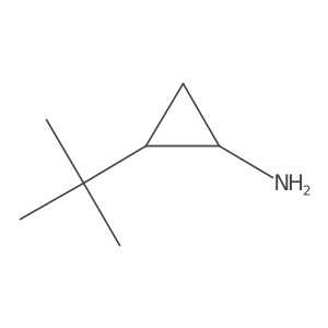 2-Tert-butylcyclopropan-1-amine结构式