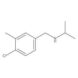 [(4-Chloro-3-methylphenyl)methyl](propan-2-YL)amine结构式