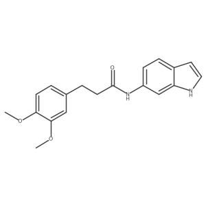3-(3,4-dimethoxyphenyl)-N-(1H-indol-6-yl)propanamide Structure