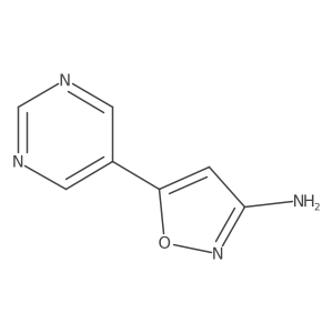 5-(Pyrimidin-5-yl)-1,2-oxazol-3-amine Structure