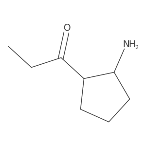 1-(2-Aminocyclopentyl)propan-1-one Structure