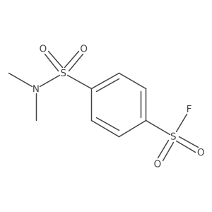 4-(Dimethylsulfamoyl)benzene-1-sulfonyl fluoride结构式