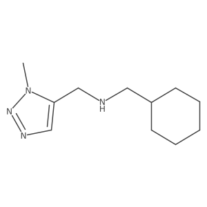 (cyclohexylmethyl)[(1-methyl-1H-1,2,3-triazol-5-yl)methyl]amine结构式
