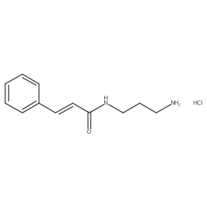 N-(3-aminopropyl)-3-phenylprop-2-enamidehydrochloride Structure