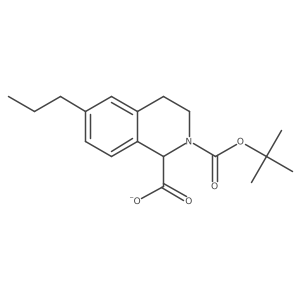 1,2(1H)-isoquinolinedicarboxylic acid,3,4-dihydro-6-propyl-,2-(1,1-dimethylethyl) ester Structure