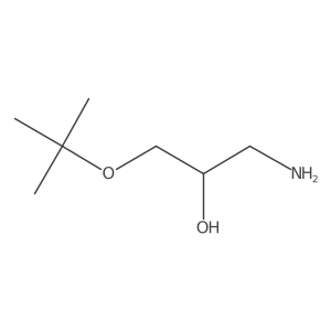 (2R)-1-amino-3-(tert-butoxy)propan-2-ol结构式