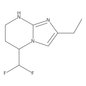 5-(Difluoromethyl)-2-ethyl-5H,6H,7H,8H-imidazo[1,2-a]pyrimidine Structure
