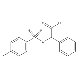 2-[(4-Methylbenzenesulfonyl)oxy]-2-phenylacetic acid Structure