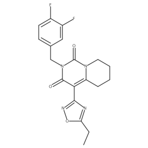 2-(3,4-difluorobenzyl)-4-(5-ethyl-1,2,4-oxadiazol-3-yl)-5,6,7,8-tetrahydro-1H-pyrido[1,2-c]pyrimidine-1,3(2H)-dione结构式