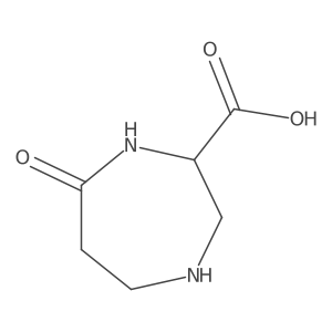 7-Oxo-1,4-diazepane-2-carboxylic acid Structure