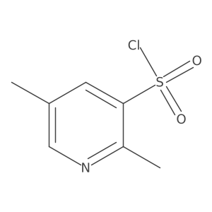 2,5-Dimethylpyridine-3-sulfonyl chloride结构式