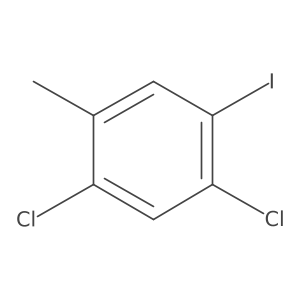 2,4-Dichloro-5-iodotoluene结构式