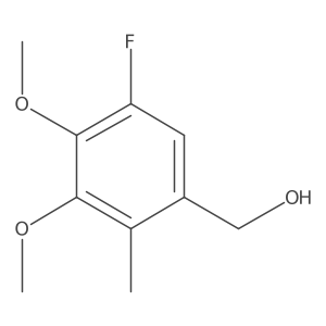 5-Fluoro-3,4-dimethoxy-2-methylbenzenemethanol Structure