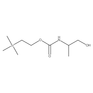 2-(Trimethylsilyl)ethyl N-[(1S)-2-hydroxy-1-methylethyl]carbamate结构式