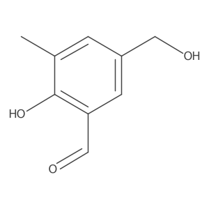 2-Hydroxy-5-(hydroxymethyl)-3-methylbenzaldehyde Structure