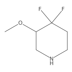 4,4-Difluoro-3-methoxypiperidine Structure