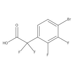 2-(4-Bromo-2,3-difluorophenyl)-2,2-difluoroacetic acid Structure