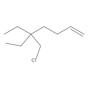 5-(Chloromethyl)-5-ethylhept-1-ene Structure