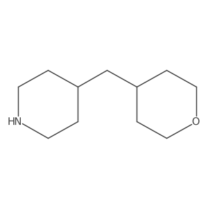 4-[(Oxan-4-yl)methyl]piperidine结构式