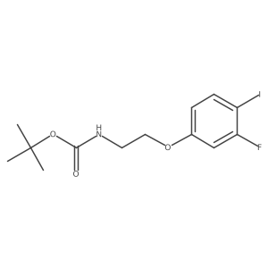 Tert-butyl (2-(3-fluoro-4-iodophenoxy)ethyl)carbamate Structure