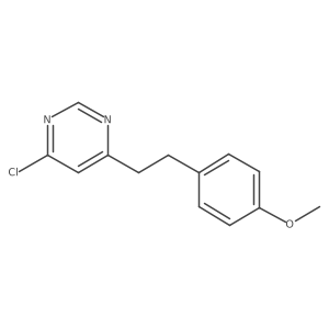 4-Chloro-6-(4-methoxyphenethyl)pyrimidine结构式