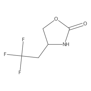 4-(2,2,2-Trifluoroethyl)-1,3-oxazolidin-2-one Structure