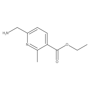 Ethyl 6-(aminomethyl)-2-methylnicotinate Structure