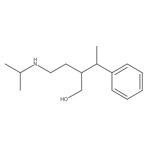3-Phenyl-2-{2-[(propan-2-yl)amino]ethyl}butan-1-ol Structure