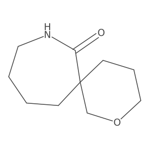 2-Oxa-8-azaspiro[5.6]dodecan-7-one Structure