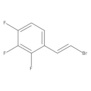 1-(2-Bromoethenyl)-2,3,4-trifluorobenzene结构式