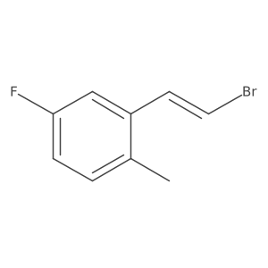 2-(2-Bromoethenyl)-4-fluoro-1-methylbenzene Structure