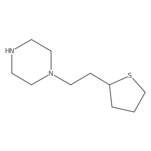 1-[2-(Thiolan-2-yl)ethyl]piperazine Structure