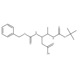 3-{[(Benzyloxy)carbonyl]amino}-4-{[(tert-butoxy)carbonyl]amino}pentanoic acid Structure