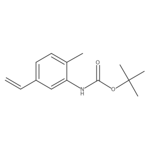 tert-butyl N-(5-ethenyl-2-methylphenyl)carbamate结构式