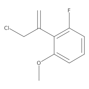 2-(3-Chloroprop-1-en-2-yl)-1-fluoro-3-methoxybenzene Structure