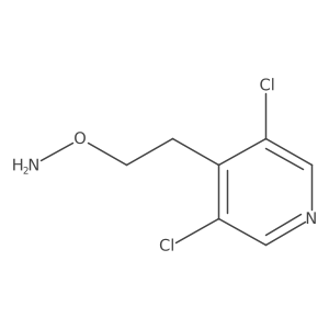 O-[2-(3,5-dichloropyridin-4-yl)ethyl]hydroxylamine Structure