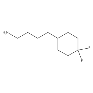 4-(4,4-Difluorocyclohexyl)butan-1-amine结构式