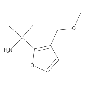 2-[3-(Methoxymethyl)furan-2-yl]propan-2-amine结构式