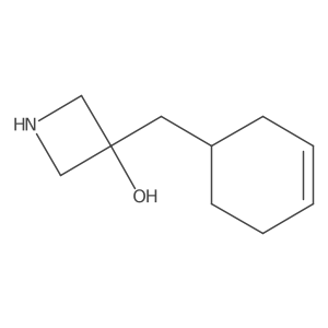 3-[(Cyclohex-3-en-1-yl)methyl]azetidin-3-ol结构式