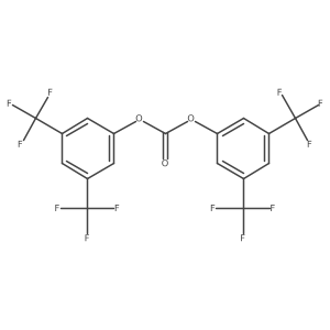 Bis[3,5-di(trifluoromethyl)phenyl] carbonate结构式