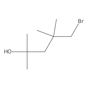 5-Bromo-2,4,4-trimethylpentan-2-ol Structure