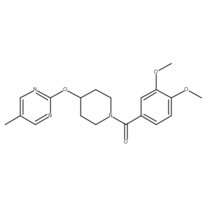 2-{[1-(3,4-Dimethoxybenzoyl)piperidin-4-yl]oxy}-5-methylpyrimidine Structure