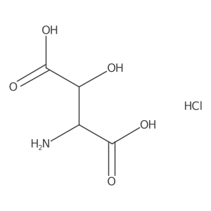 (2S,3S)-2-Amino-3-hydroxysuccinic acid hydrochloride结构式