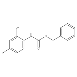 benzyl N-(2-hydroxy-4-iodophenyl)carbamate结构式
