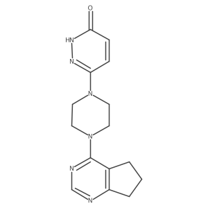 6-(4-{5H,6H,7H-cyclopenta[d]pyrimidin-4-yl}piperazin-1-yl)pyridazin-3-ol Structure